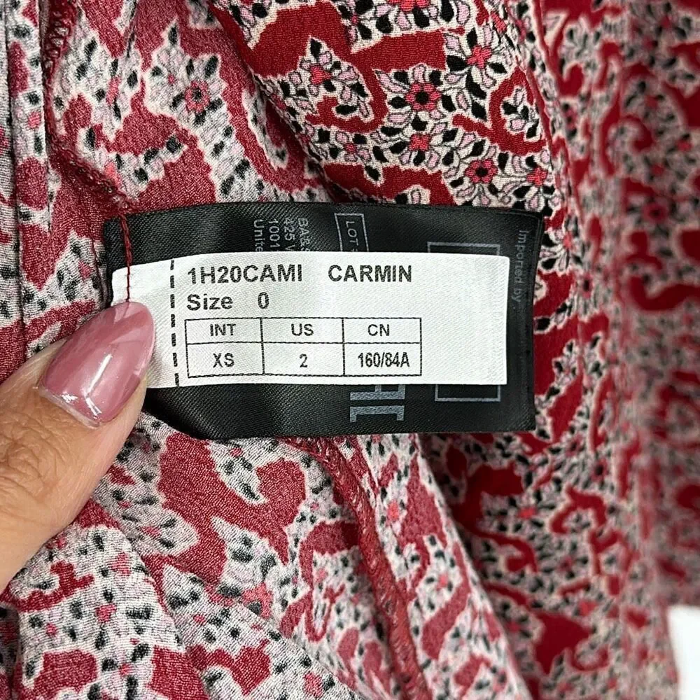 Ba&sh Floral Printed Camille Wrap Dress Size 2 - Picture 12 of 15